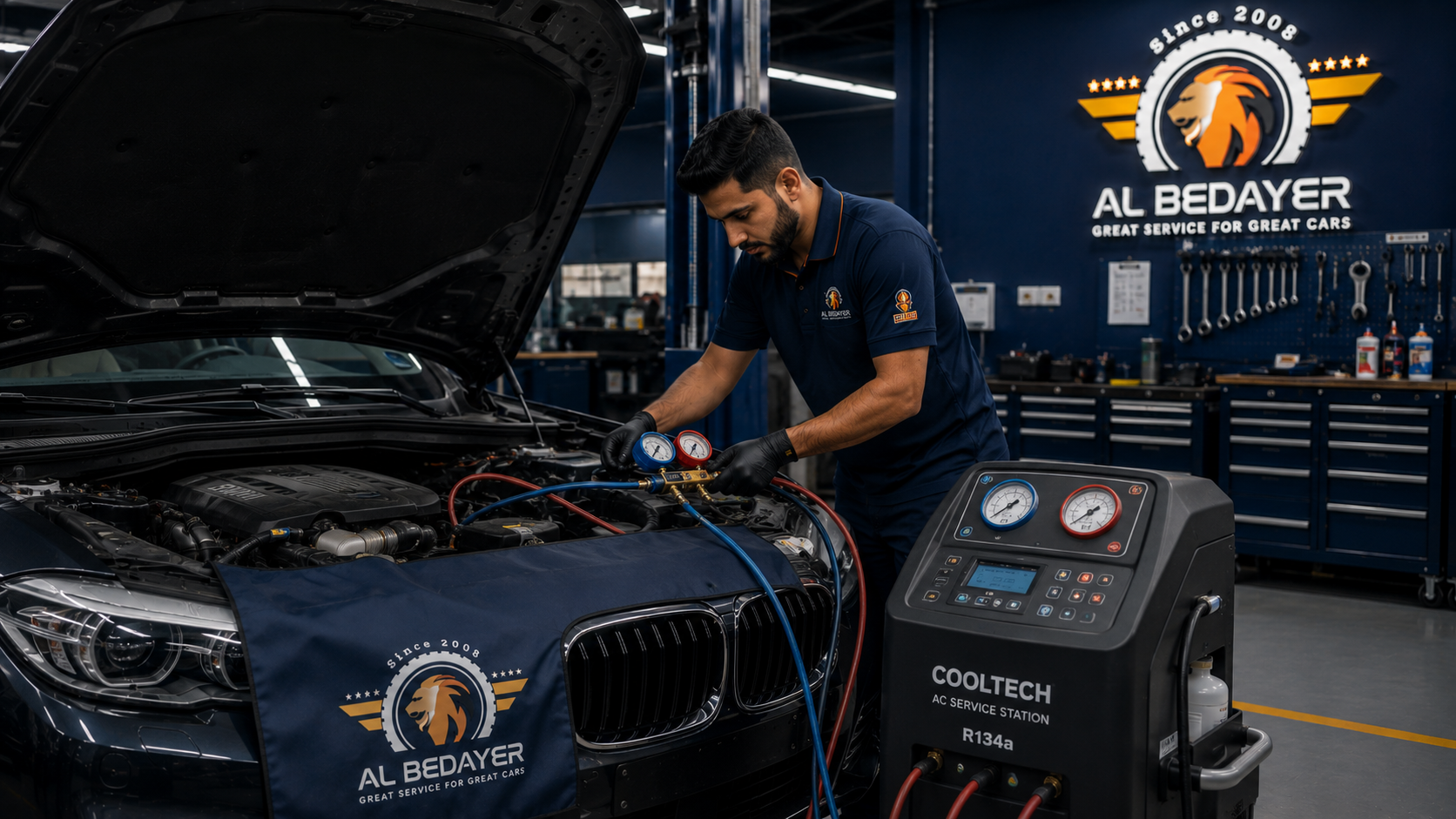 Al Bedayer Garage Car AC Repair in Dubai